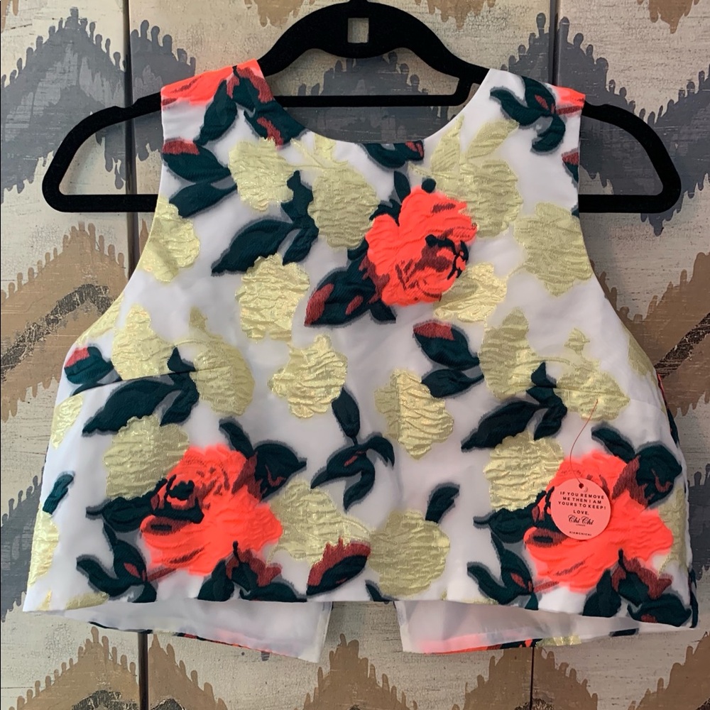 ASOS Embroidered Floral shell top - Picture 3 of 6